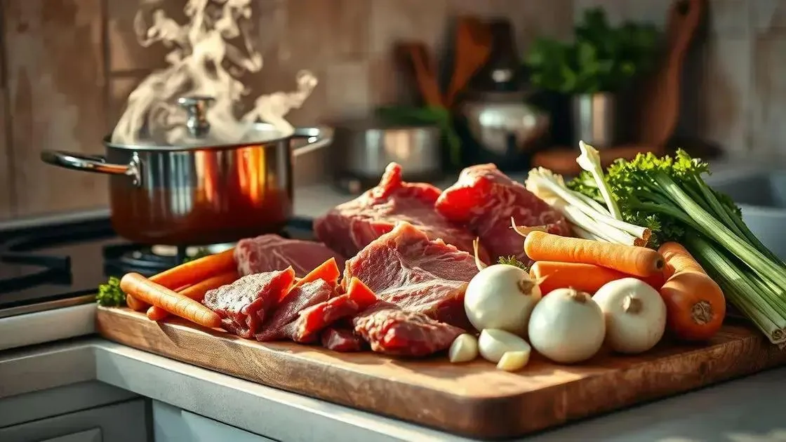 tempos de cozimento e cortes para obter caldo rico tempos de cozimento e cortes para obter caldo rico