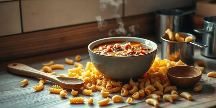 tipo de macarrão para sopa: descubra formatos que elevam o caldo e o sabor