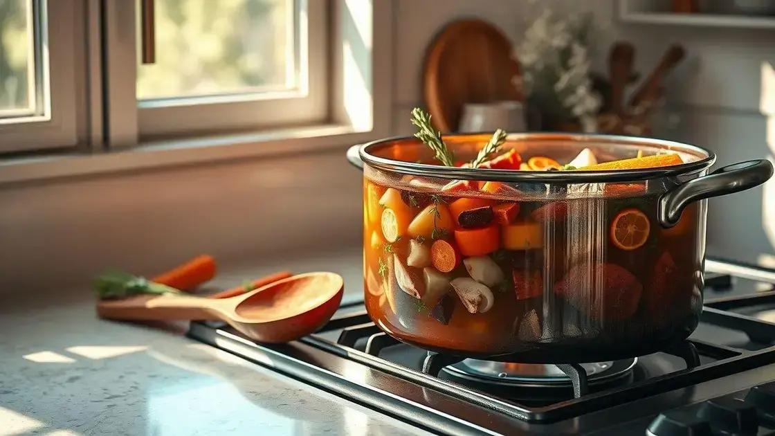 tipos de caldo que potencializam o sabor