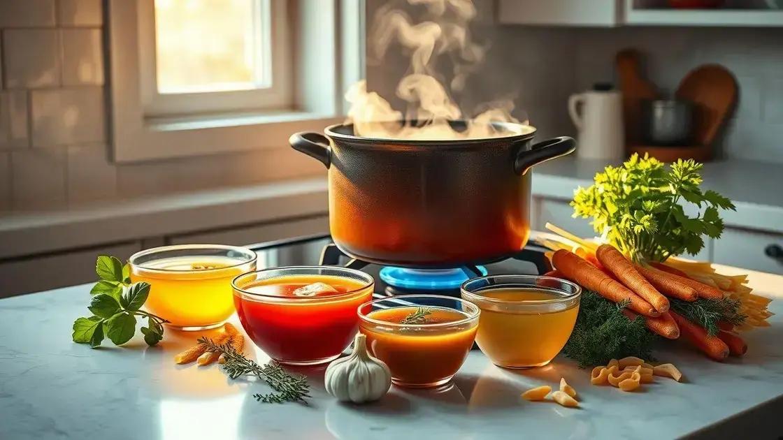 tipos de caldos que valorizam o prato