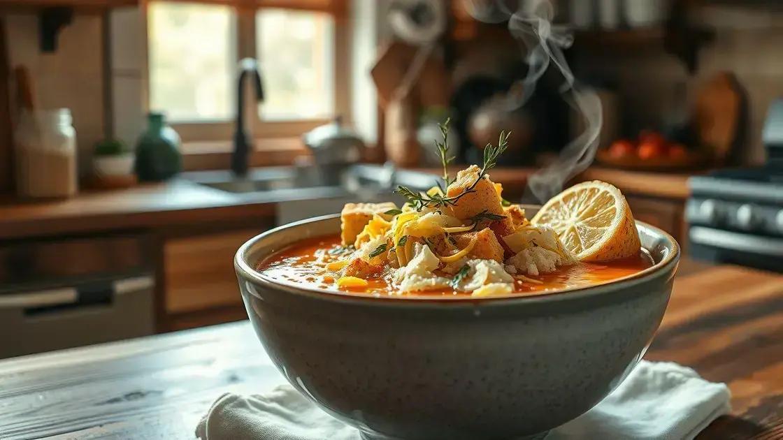Toppings e complementos que transformam a sopa
