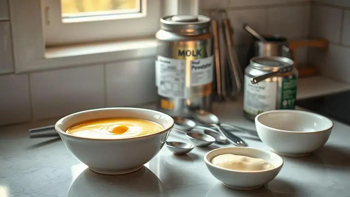 truques de consistência: como obter creme estável