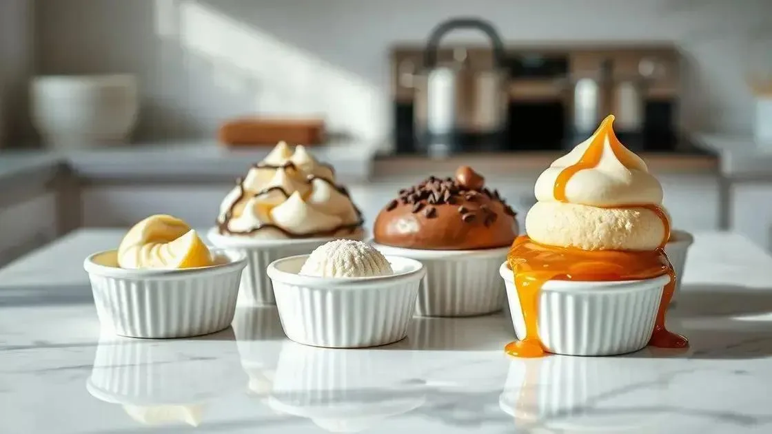 variações com sabor sem perder cremosidade
