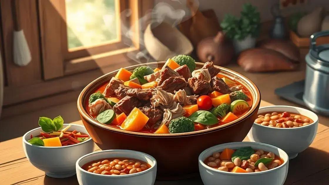 variações de carne e legumes para diferentes gostos e dietas