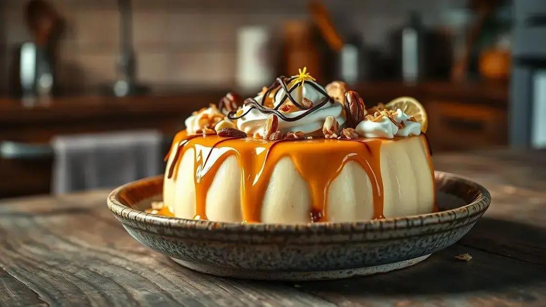 Variações de cobertura e caramelo que elevam o sabor