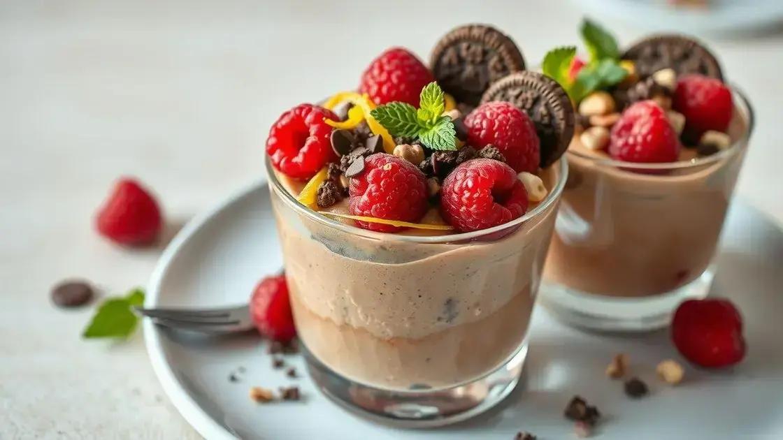 Variações de cobertura e toppings