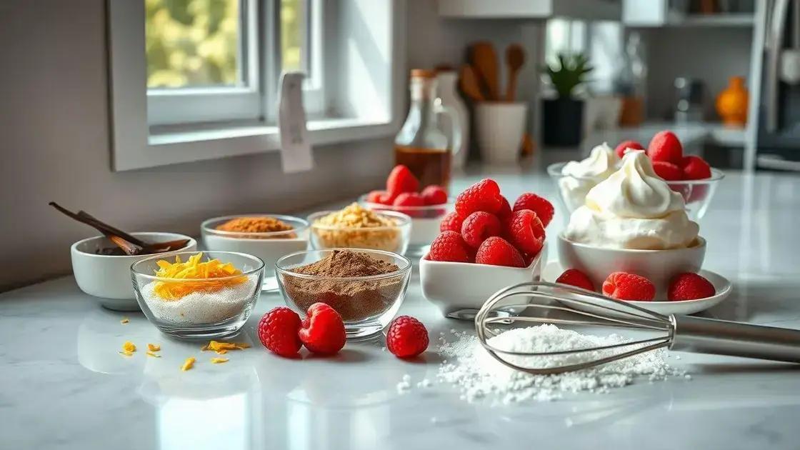 variações de sabor com itens simples