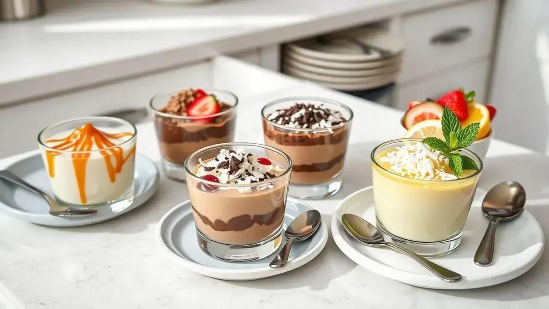 variações de sabor e apresentação