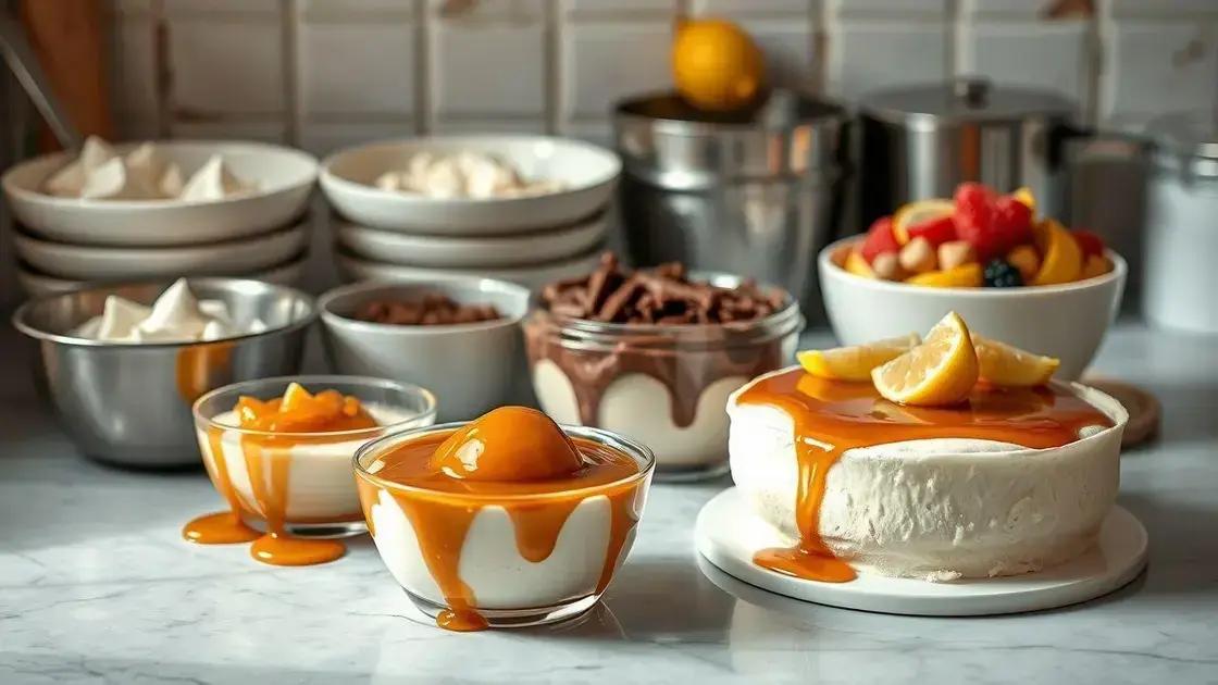 variações de sabor e cobertura