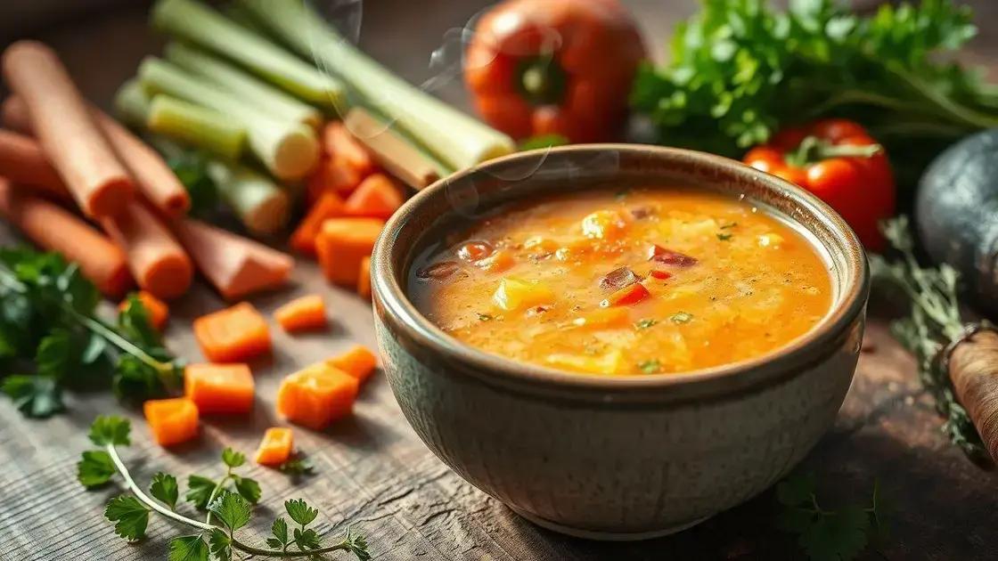 Variações de sabor: temperos, legumes e acompanhamentos