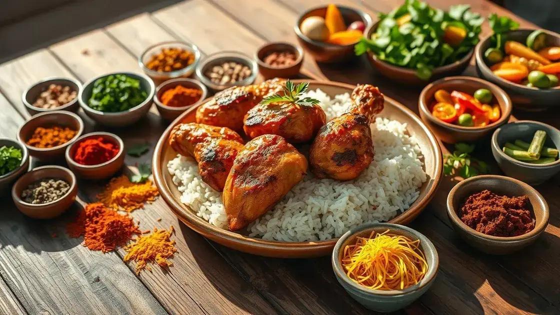 variações de temperos e acompanhamentos para realçar o sabor