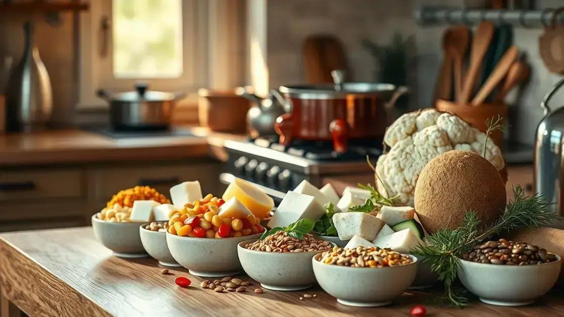 variações para dietas e preferências