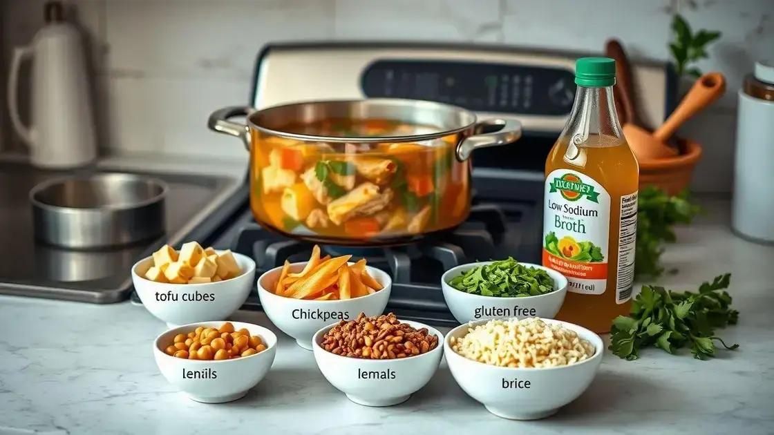 Variações para dietas específicas e substituições