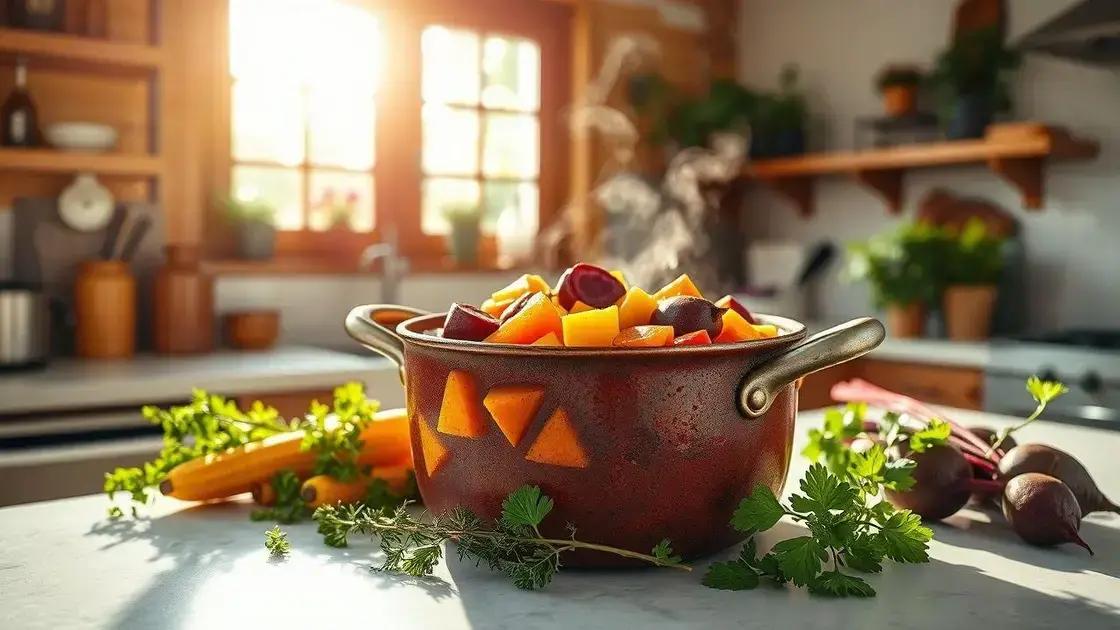 variações rápidas com legumes de cores diferentes