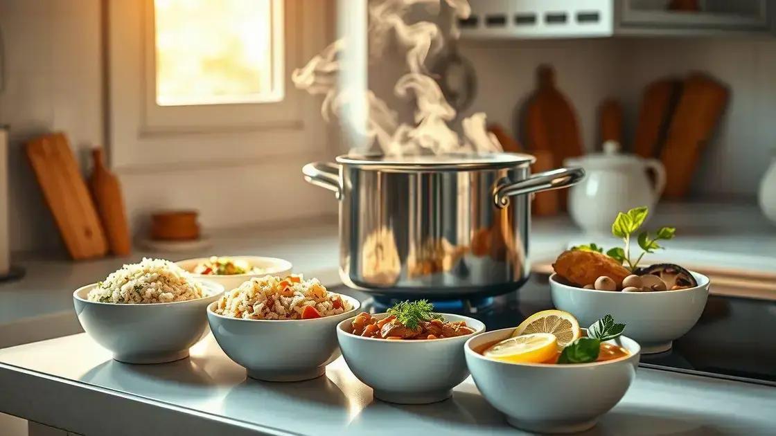 Variações rápidas da canja para diferentes dietas