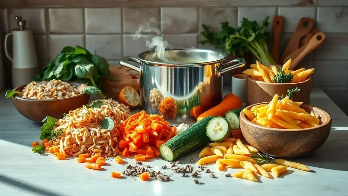 Variações simples para adaptar a sopa ao que você tem