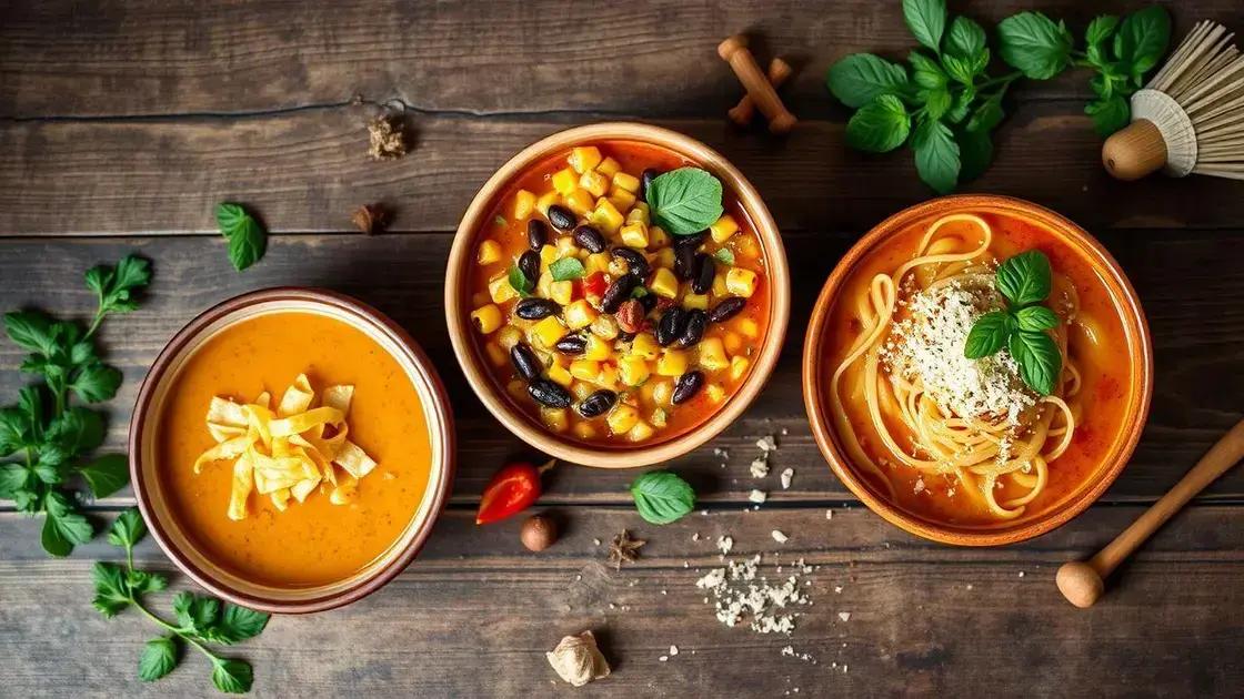 Variáveis criativas: como personalizar sua sopa