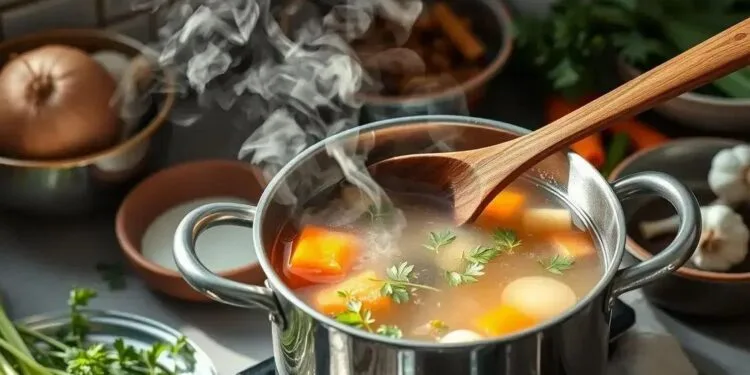 caldo de carne com legumes: o segredo para refeições nutritivas e saborosas