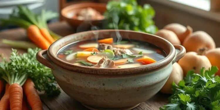 caldo de legumes com carne: receita caseira que aquece o coração e o corpo