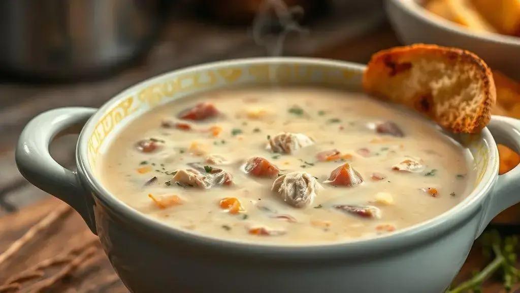 Caldo de mandioquinha com frango: clássico reconfortante