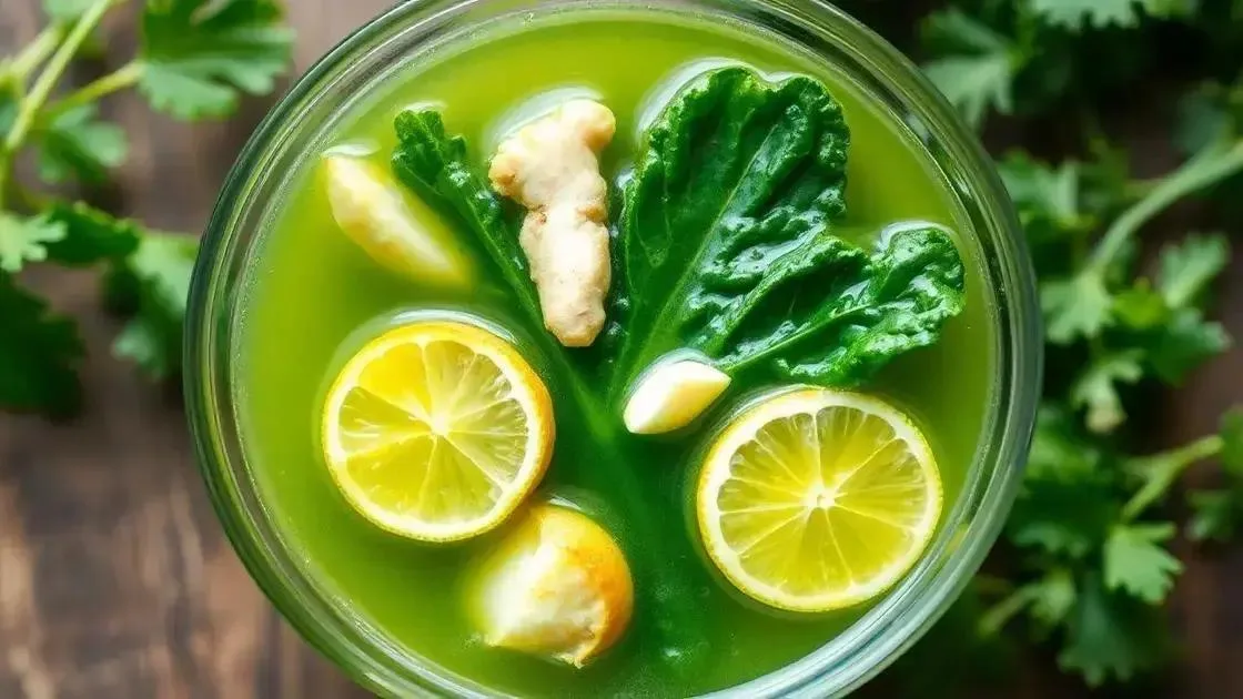 Caldo detox: limpeza suave com muito sabor