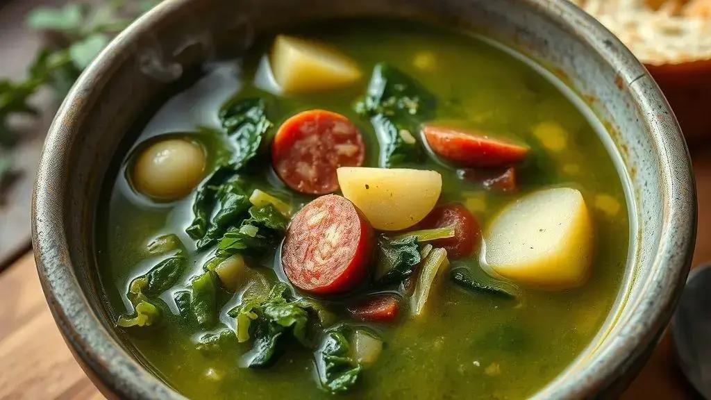 Caldo verde com couve: poder antioxidante para fortalecer