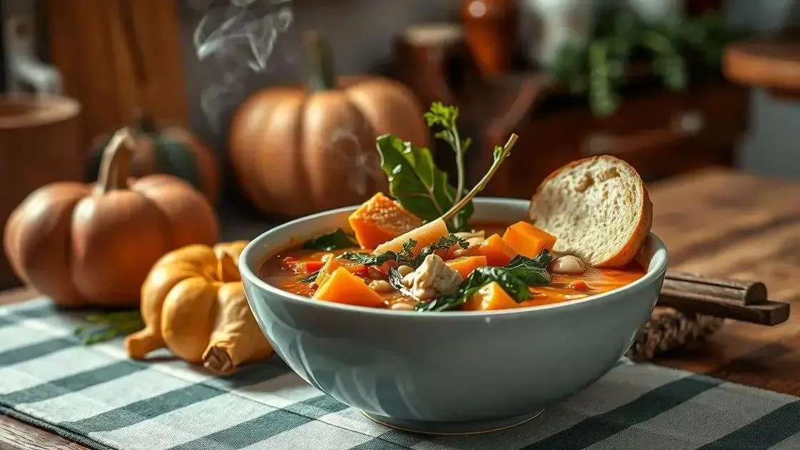 Caldos proteicos para dias mais frios