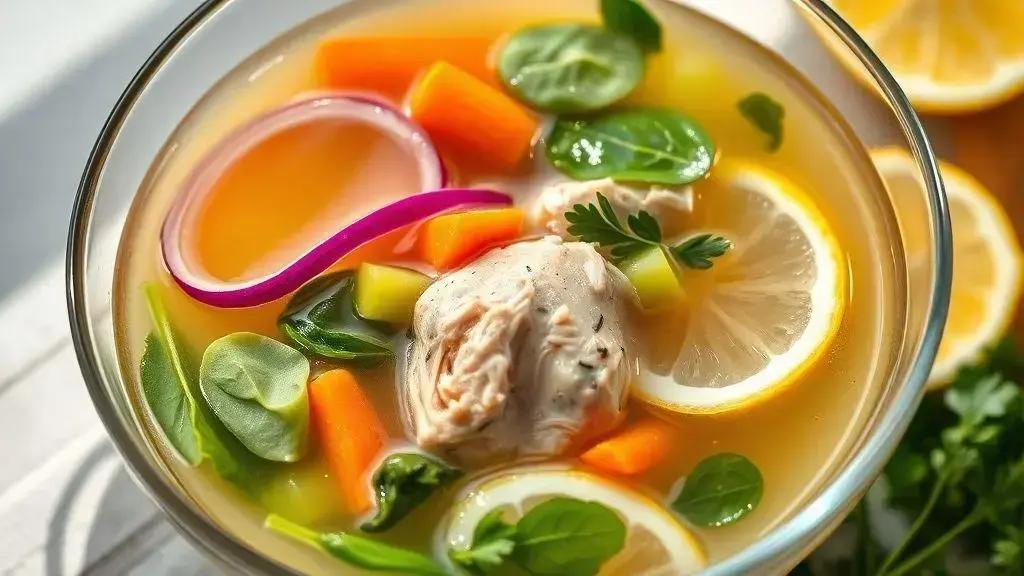 Canja detox: versão leve para recuperar a saúde