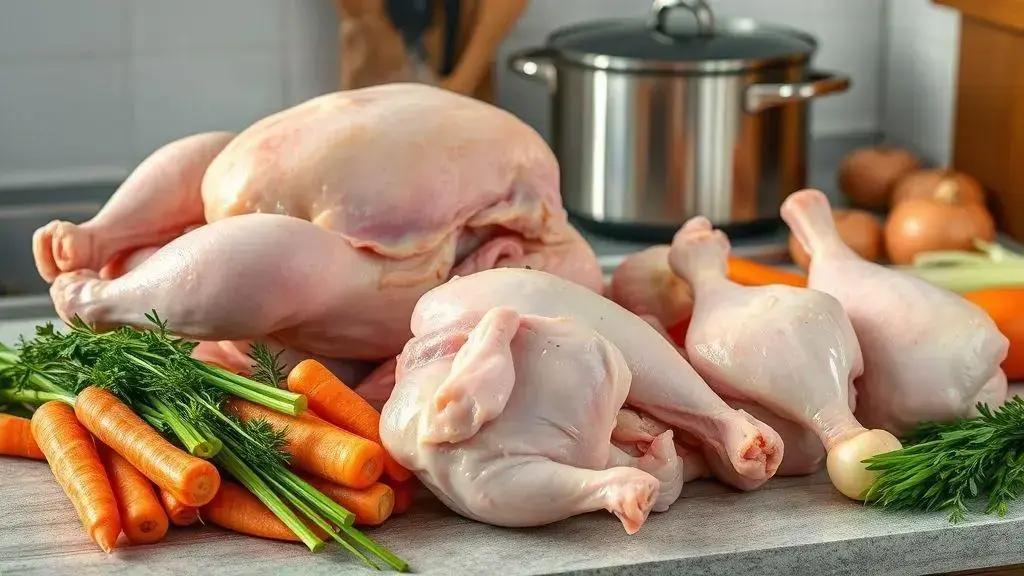 Carne de frango: versátil e econômica para sopas