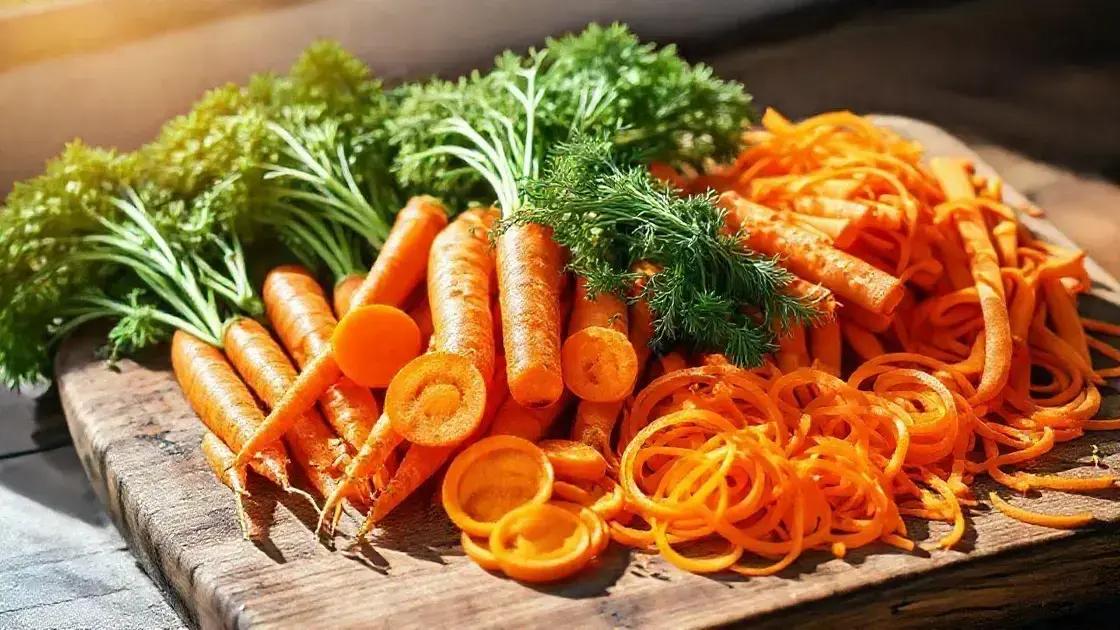 Cenoura: doçura natural e cor vibrante para seu caldo
