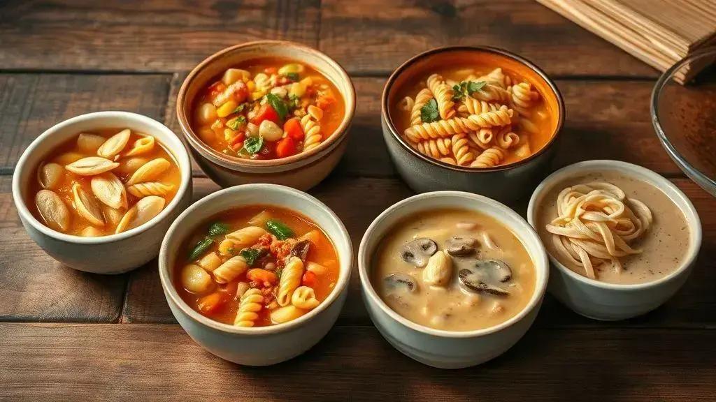 Combinações clássicas de macarrão e ingredientes