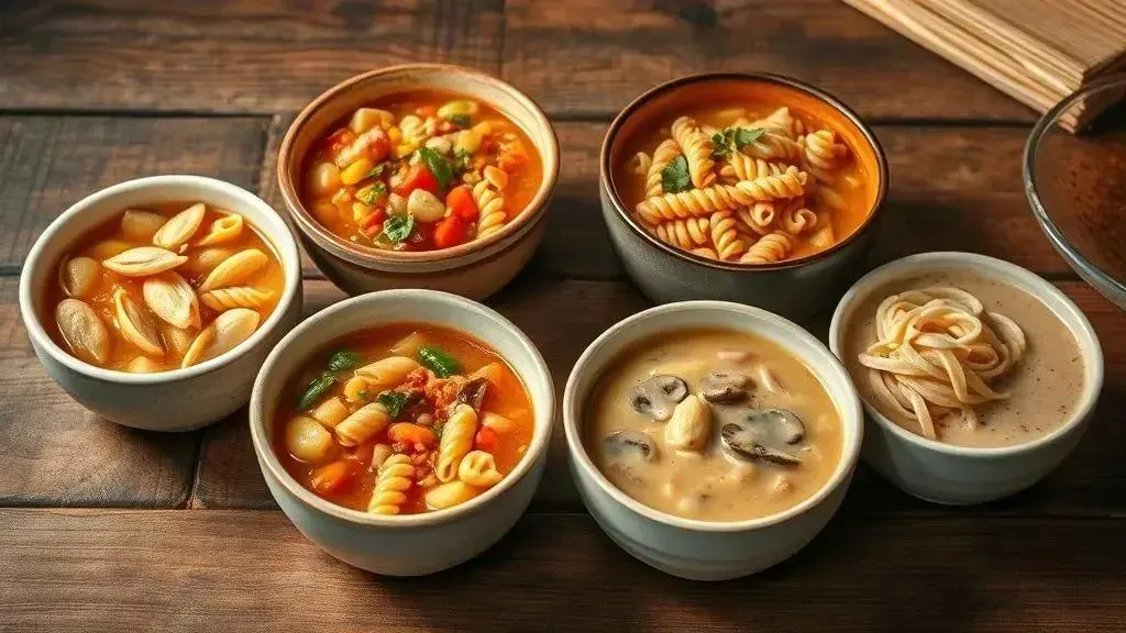 Combinações clássicas de macarrão e ingredientes