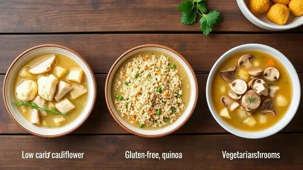 Como adaptar a receita para dietas especiais