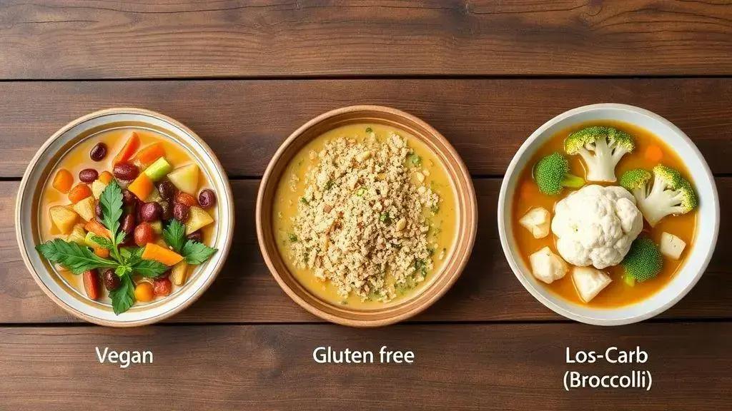 Como adaptar a receita para diferentes dietas