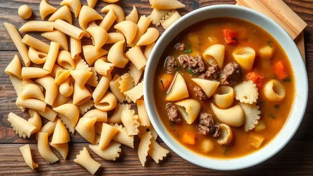 Como escolher o macarrão ideal para sua sopa