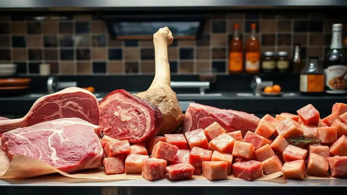 Como escolher os melhores cortes de carne para sua sopa
