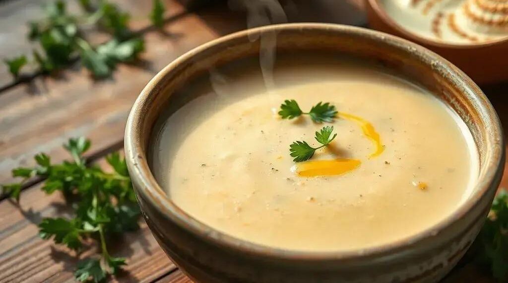 como faz sopa de mandioca: receita cremosa que aquece o coração