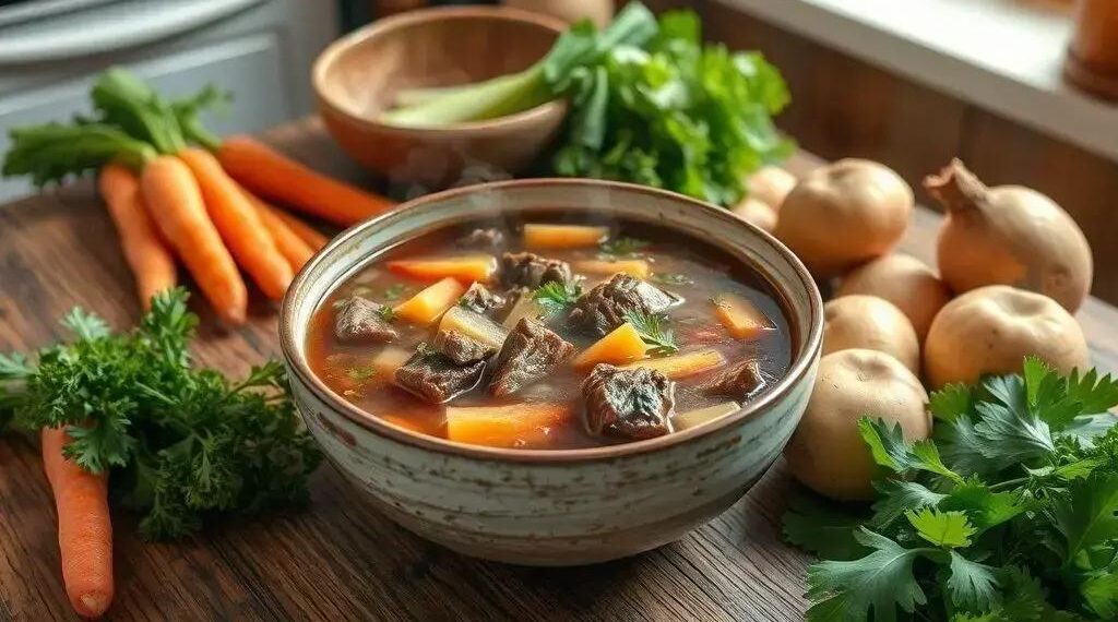 Como fazer sopa de carne simples: receita caseira que aquece o coração