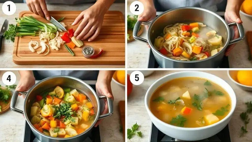 Como preparar uma sopa perfeita em casa