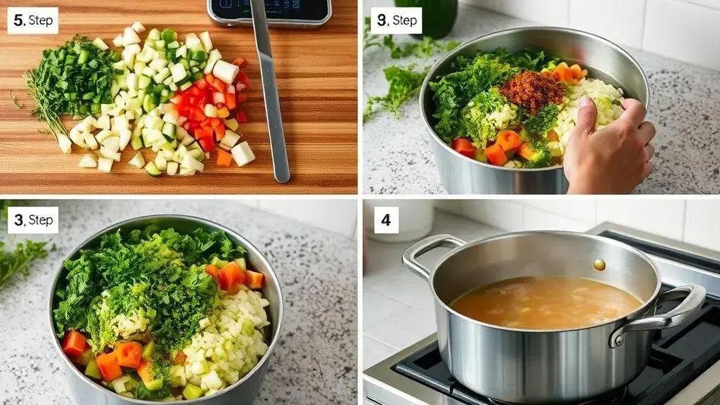 Como preparar uma sopa perfeita em casa