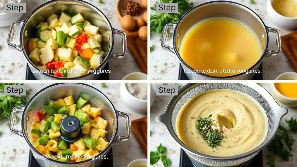Dicas para ajustar a textura dos alimentos sem perder sabor