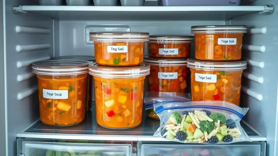 Dicas para conservar e reaproveitar sua sopa