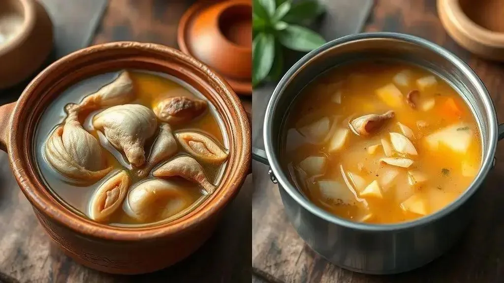 Diferenças entre a canja tradicional e versões modernas
