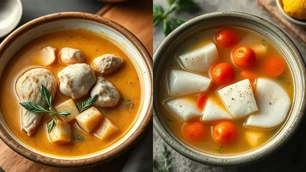 Frango vs. peixe: proteínas alternativas para sua sopa