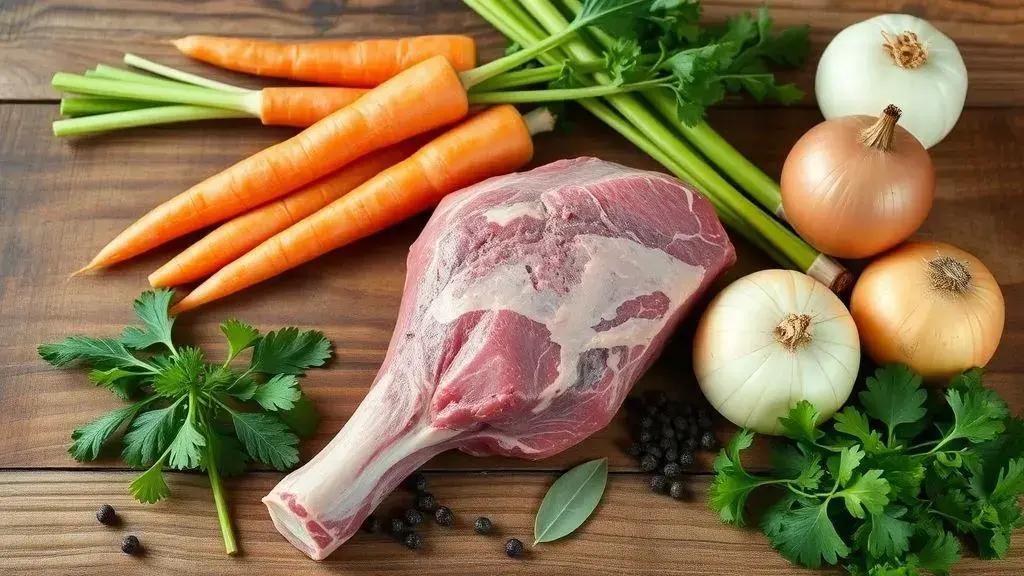 Ingredientes essenciais para um caldo de músculo perfeito