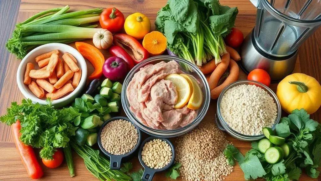 Ingredientes essenciais para uma alimentação pastosa nutritiva