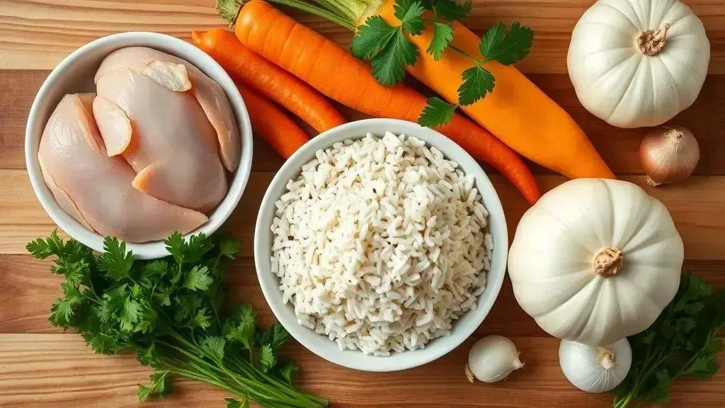 Ingredientes essenciais para uma canja nutritiva Ingredientes essenciais para uma canja nutritiva