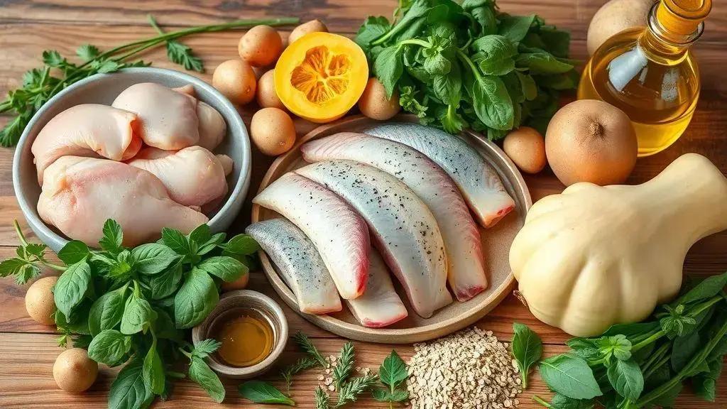 Ingredientes essenciais para uma dieta nutritiva