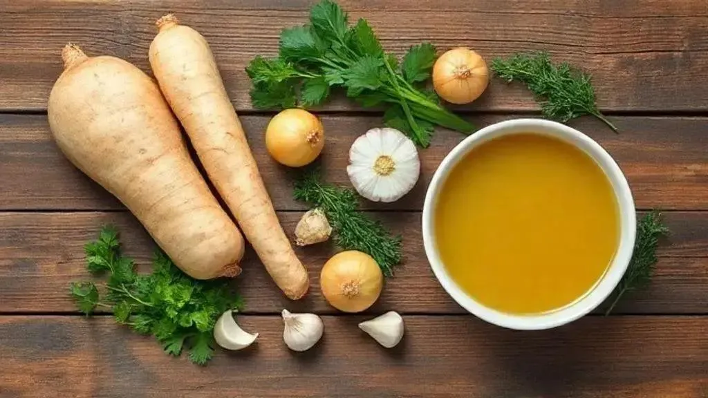 Ingredientes essenciais para uma sopa de inhame perfeita