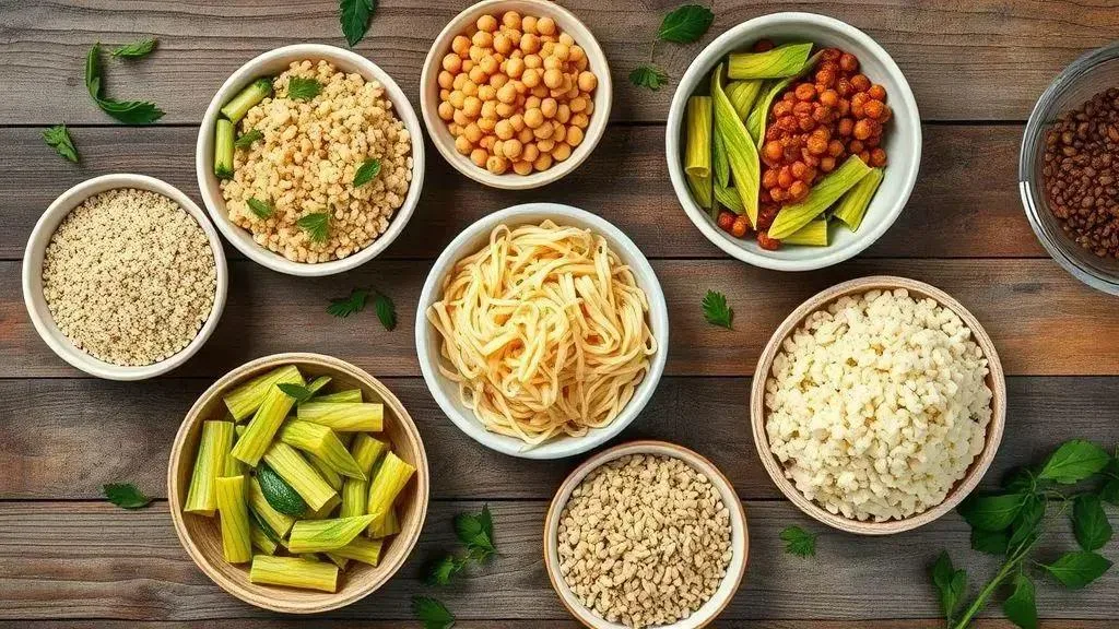 Ingredientes que substituem o macarrão com criatividade